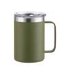 New Double Wall Stainless Steel Coffee Mug 12oz 16oz Tea Cup 350ml 450ml Insulated Thermos Vacuum Mugs Handle