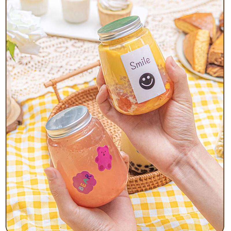 360ml Disposable Chubby Plastic Drink Bottles (10-Pack)