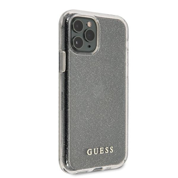 Guess Guhcn58Pcglsi Iphone 11 Prosrebrny/Silver Hard Case Glitter