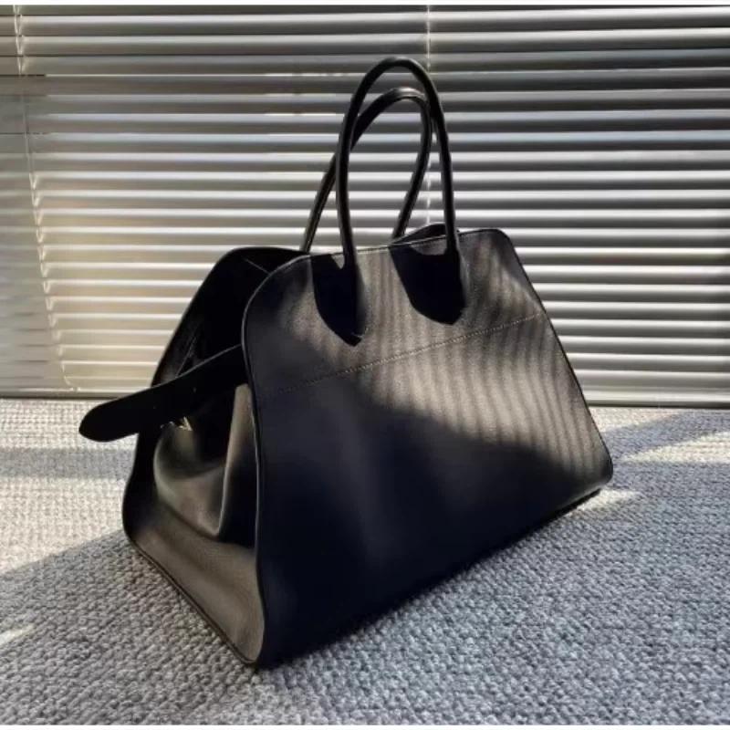 Brand 15 Inch Large Capacity Tote Bag For Women Top Grain Cowhide & Suede Briefcase, Leather Work Bag, Commuter Platinum Bag