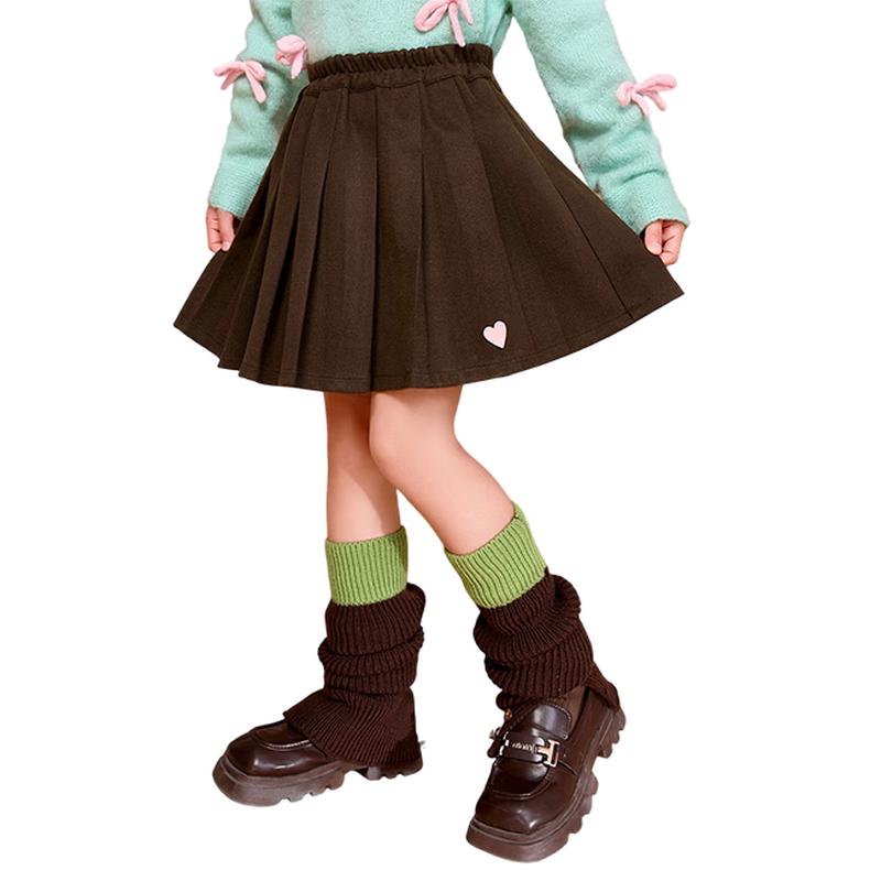 ASK JUNIOR Girls' Pleated School Skirt