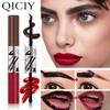 Gel per sopracciglia e tinta labbra 2 in 1 Strappabile Cosmetico Combinato Lunga Tenuta Colore Intenso Resistente al Sudore Trucco Peeling