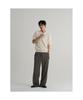 8SECONDS Two-Tone Crease Wide Fit Elastic Waist Pants - Khaki