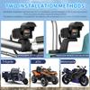 New QC3.0 Motorcycle USB Charger 12V Waterproof PD3.0 Port Socket Handlebar Quick Charger Adapter W/ Voltmeter Moto Accessories