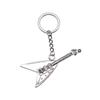 Electric Guitar Keychain Music Charm Graduation Memento Key Ring 28mm
