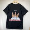 Retro 80er 90er Budweiser Echtes Bier T-Shirt Schwarz Grafik chill out Logo Herren L