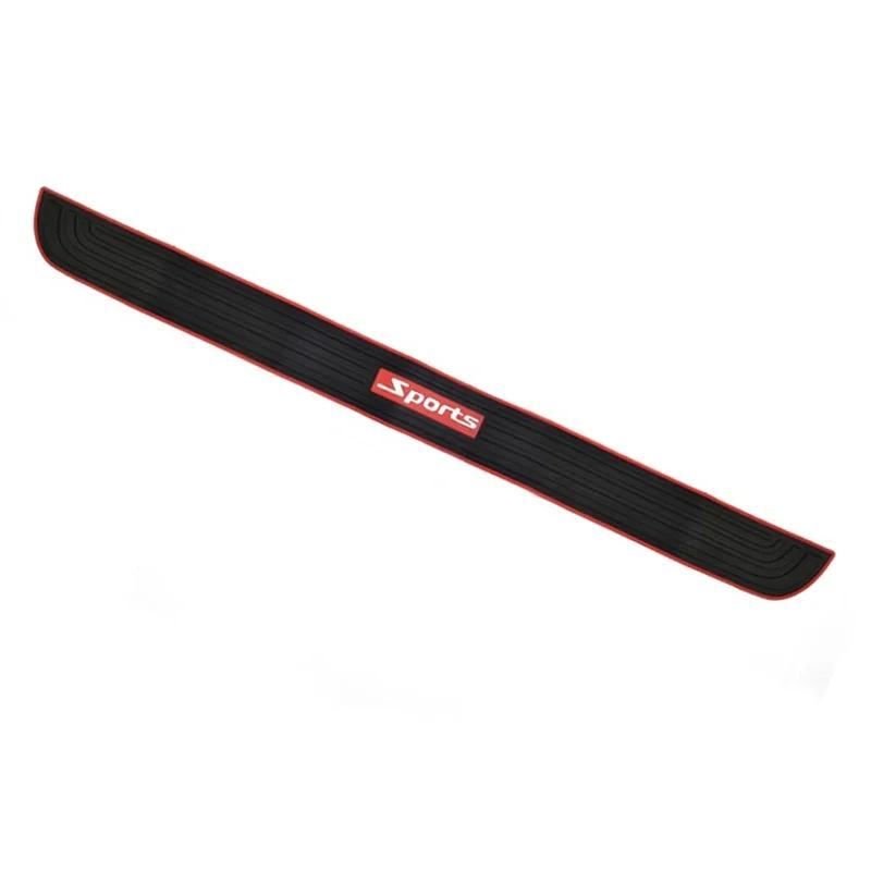 Universal Car Trunk Rear Bumper Guard Strip 104x9cm Rubber Door Sill Plate Protector Mouldings Pad Trim Cover Strip Car Styling