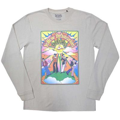 The Beatles Unisex Adult Yellow Submarine Track List Long-Sleeved T-Shirt