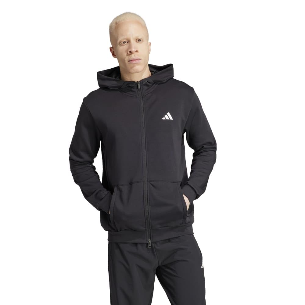 Adidas PUMP Workout Track Size M Top, Men's JSZ05, Black/White (IT4308),