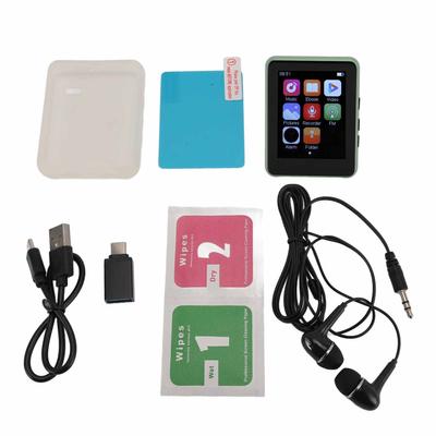 Portable MP3 Player with Speaker Earphones 2.4 Inch Full Touch Screen HiFi Lossless Sound Music