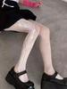 Women Sexy Mesh Openwork Lace Base Layer Tights Summer Thin Vine Pattern Pantyhose Subculture Punk Slim-fit Fishnet Stockings