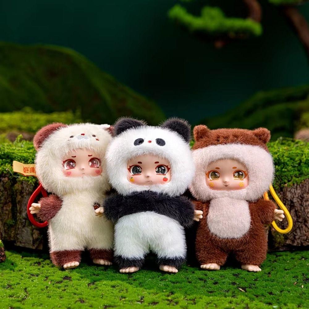 Anime Figure Animal Plush Toy Scarf Animal Action Figure Plush Toy Keyring  Children Gift