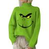 Julegensere for kvinner Strikkegenser Søt skjorte Høst Turtleneck Pullover Topper