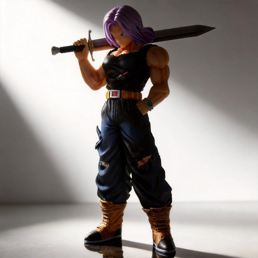 Dragon Ball Trunks Figure Statue 31cm High Quality Anime Peripheral Decoration Gift