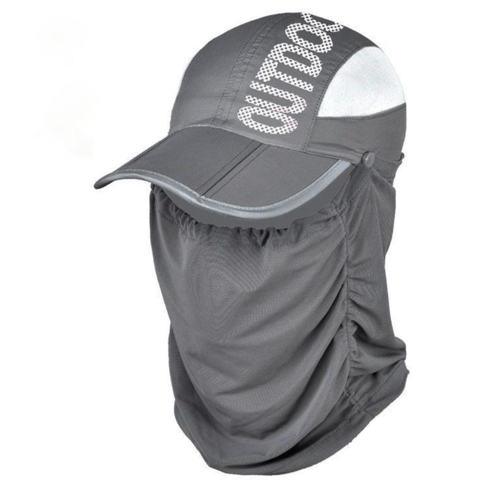 Nackenschutz Nackenschutz Sonnenkappe Abnehmbarer Gesichtsschutz Kappe Kletter-Sonnenhut Outdoor-Sport