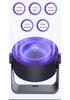 Bladeless Rechargeable Desktop Fan: Ultra-Quiet, Digital Display, High-Speed Turbo, Strong Wind Power.
