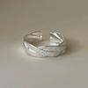Trendy Geometric Striped Adjustable Ring for Women - Stylish, Versatile, and Personalized