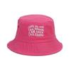 Hat Women's Fashion Summer Letter Embroidered Bucket Hat Men's Outdoor Breathable Sunscreen Sun Hat Versatile Outing Basin Hat
