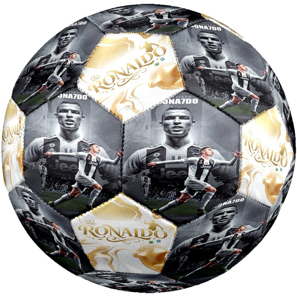 Ronaldo's Juventus Celebration Size 5 Soccer Football Machine-Stitched Indoor/Outdoor Training and Matches Soccer Accessory