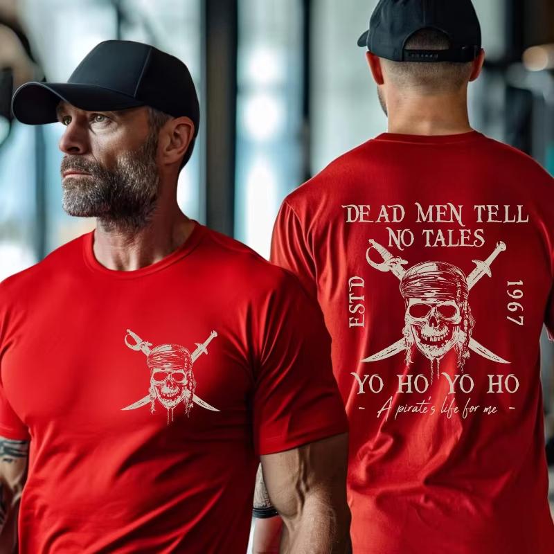 Comfort Colors Pirates of The Caribbean Dead Men Tell No Tales Skjorte Vintage Piratskjorte Retro 90-talls Piratskjorte