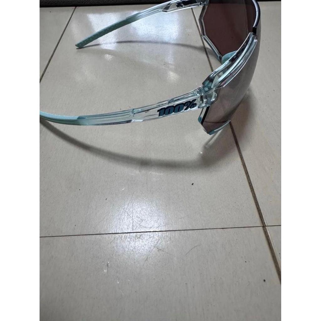 Used 100% RACETRAP 3.0 Sunglasses with box case