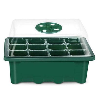 Vassoio Semenziere a 12 Fori Vassoio per Germinazione Serra Vassoi di Coltivazione Umidità Regolabile Kit per Avvio Piante