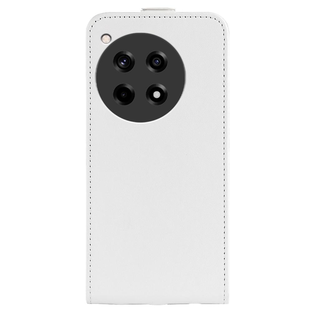 For OnePlus 12R 5G/Ace 3 5G Case Vertical Flip Phone Cover Crazy Horse Texture