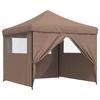 Party Tent Brown 292 X 292 X 315 Cm Oxford Fabric
