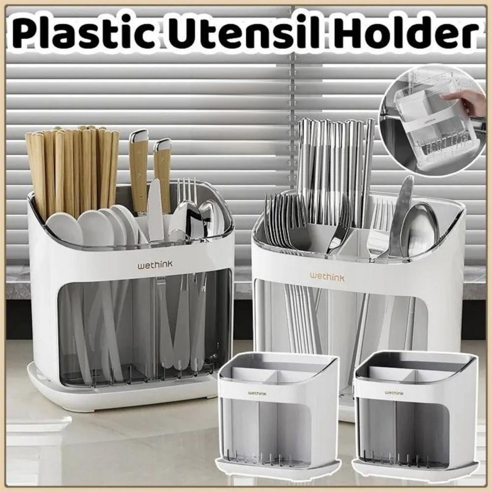 Suport din plastic pentru ustensile Bucătărie Coș nou pentru bețișoare Găleată pentru bețișoare Depozitare veselă