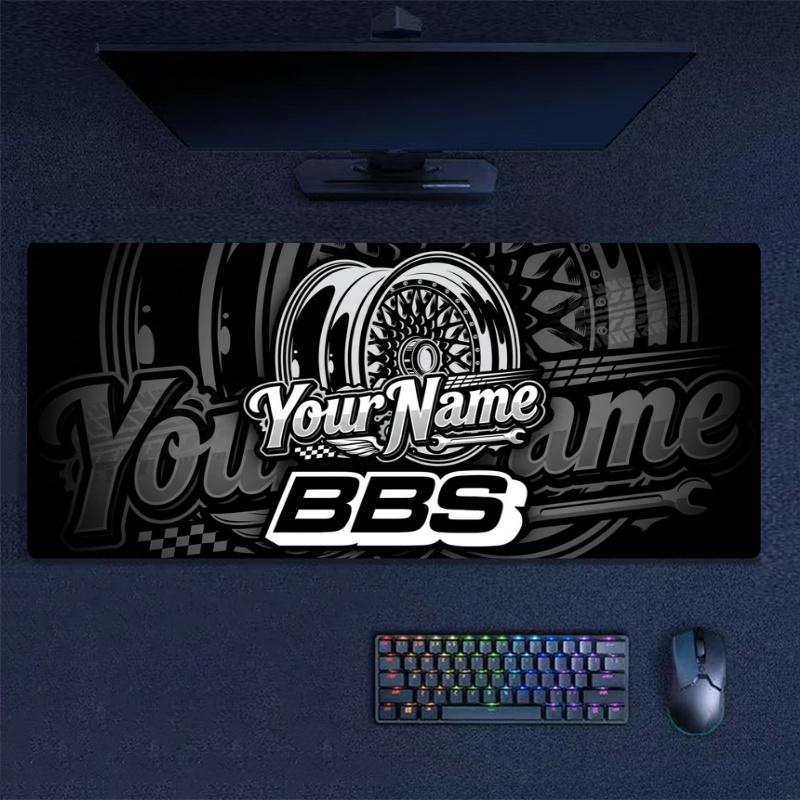 Bbs 50Th Anniversary Custom Name Large Size Mouse Pad Gaming Table Cushion Nonslip Laptop Tablet Big XXL Mat Mini PC Playmat With Lock edge