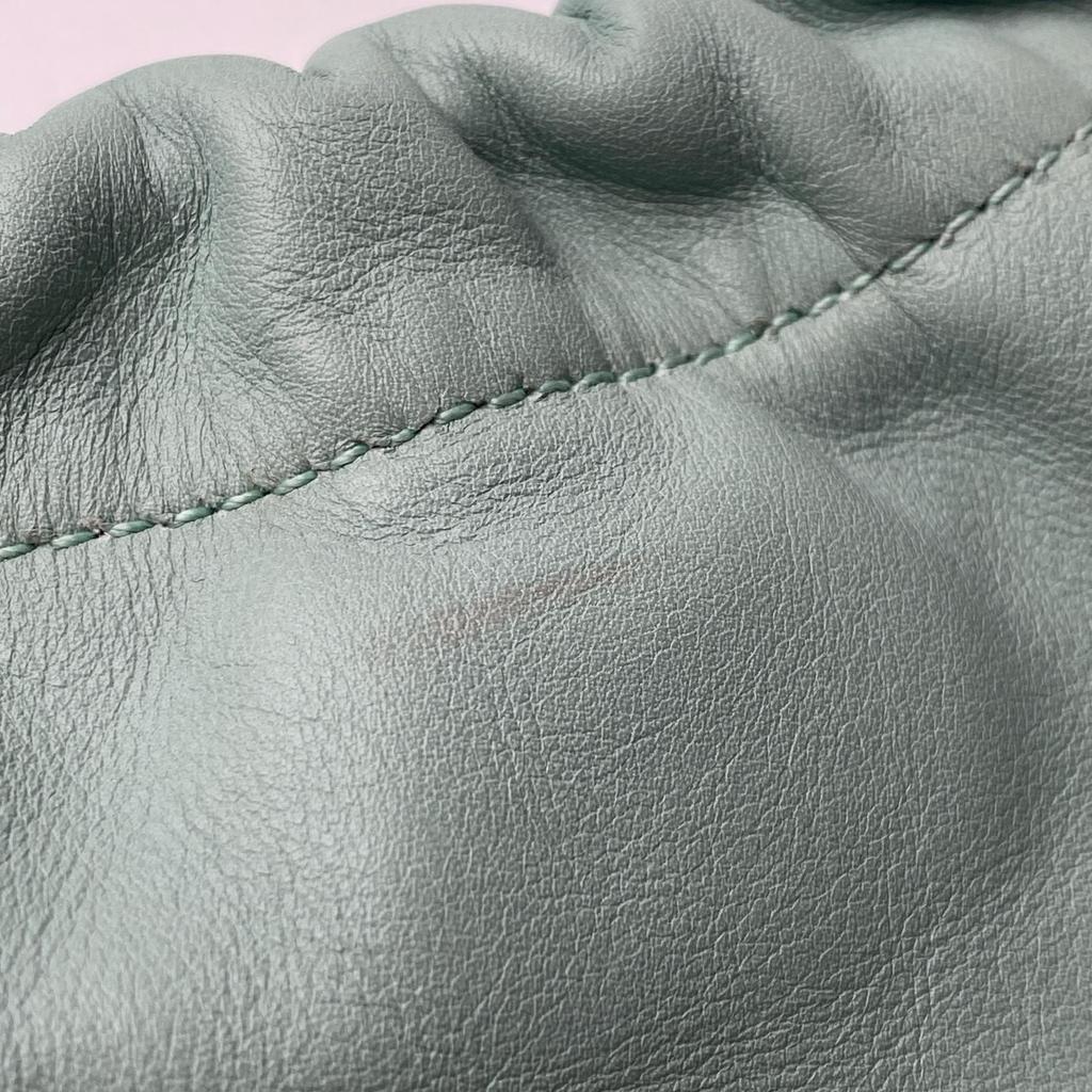 Used Salvatore FerragamoHandbag Mint green leather Women