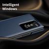 High-end Original View Smart Window Wallet Leather Case For Samsung Galaxy Z Fold 7 6 5 4 3 Skin Feel Shockproof Protect Cover
