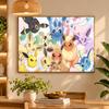 5D Diamond Painting Eevee Evolutions DIY Full Drill Diamond Art Kit Home Decoration
