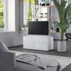 VidaXL TV Stand White 80x34x36 Cm Chipboard