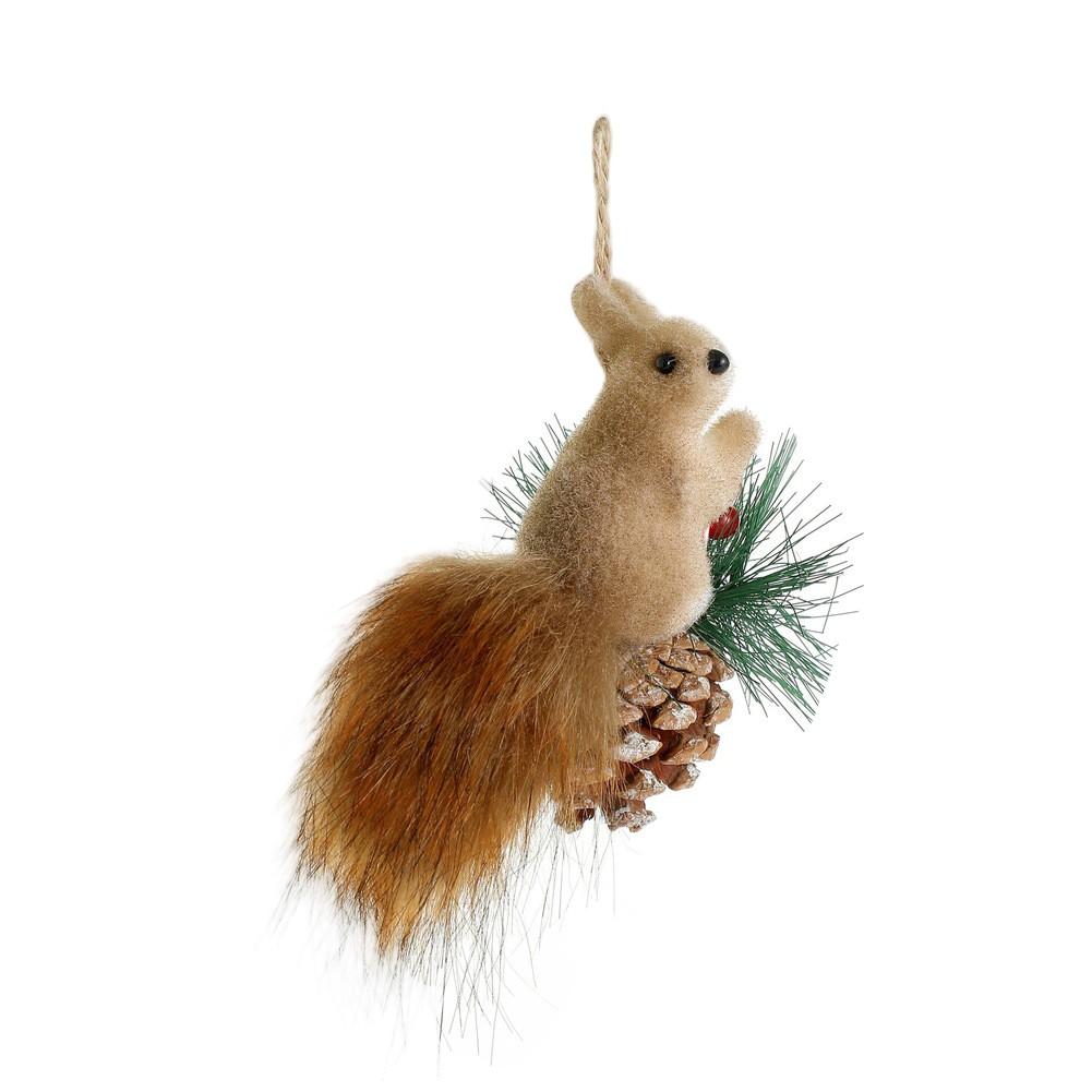Christmas Squirrel Decoration Simulation Pendant Doll