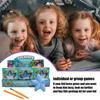 Dinosaur Fossil & Gemstone Excavation Kit - Archaeological Puzzle Toy with Starfish Marine Life 12 Real Gemstones Included