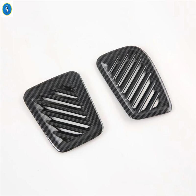 Auto AC Air Outlet Conditioning Cover Vent Decoration Trim Fit For Toyota Highlander - 2024 Carbon Fiber Look Accessories