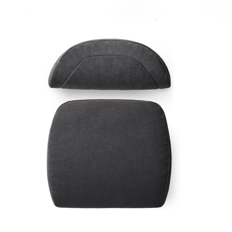 For Tesla Model 3/Y 2025-2025 Juniper Suede Neck Pillow and Lumbar Support Seat Headrest Car Interior Accessories