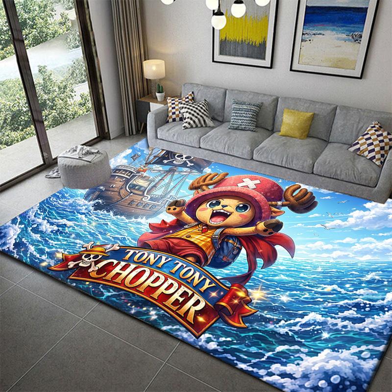 One Piece Exclusive Pattern Carpet Soft Cozy Non-Slip Living Room Rug