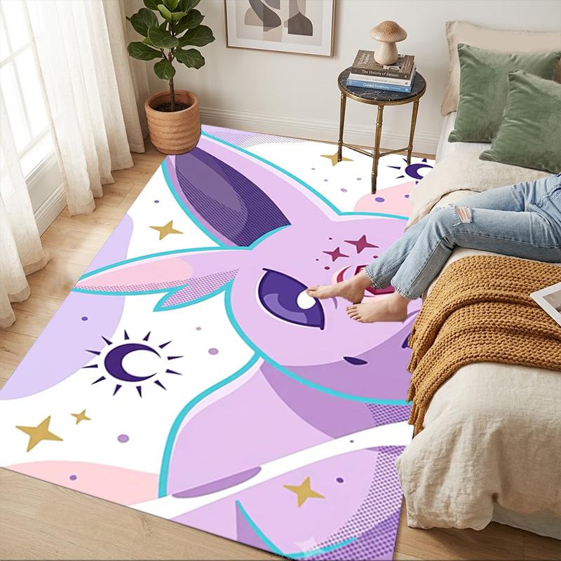 Eevee Magic Living Room Nonslip Area Rug Soft Carpet For Bedroom Game Playroom Sofa Office Home Decor Doormat Christmas Gift C922180