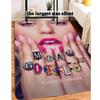 M-Mean Girls B-Burn Book Floor Mat INS Style Soft Bedroom Floor House Laundry Room Mat Anti-skid Household Carpets