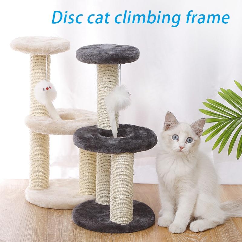 Cat tower on a tree with a scraper Cat activity game 2 Hanger for domestic cats Cats | Furniture and scrapers