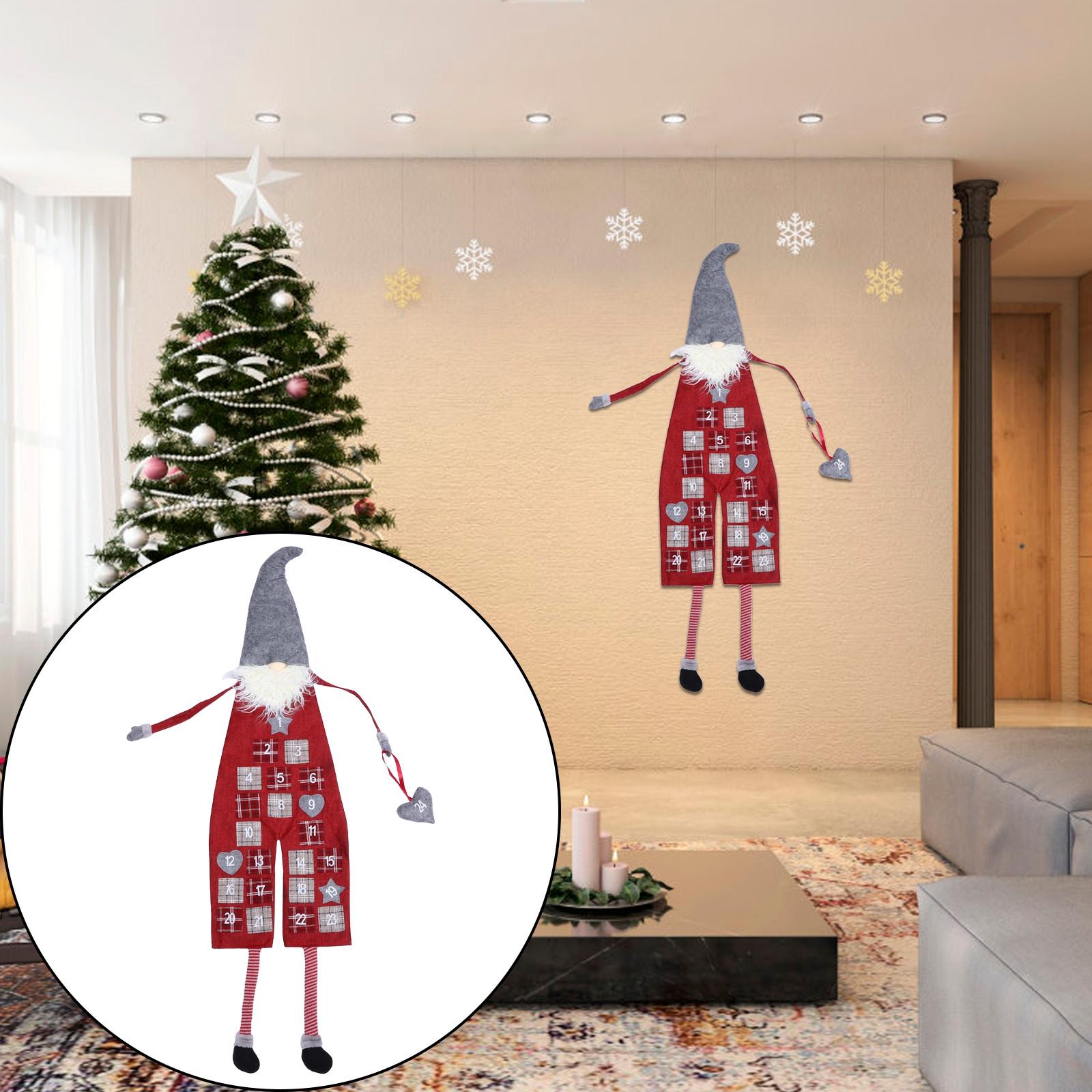 

Linen Cloth Gnome Decoration Holiday Countdown Advent Calendars Xmas naments Festive DIY Decor Christmas Party Supplies other