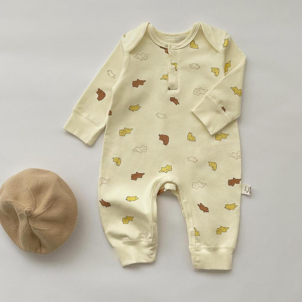 2024 Autumn Baby Romper: Long Sleeve Envelope Style, Class A Newborn Clothing