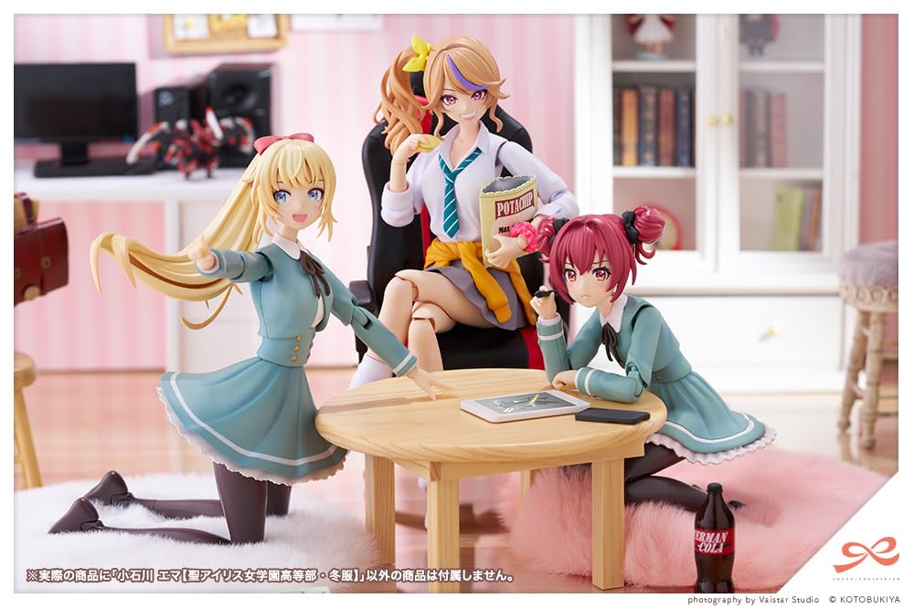 Kotobukiya Sosai Shojo Teien Koishikawa Emma [St. Academia Iris para Meninas, Divisão do Ensino Médio, Uniforme de Inverno] Altura total aprox.. 140mm escala 110