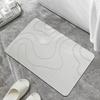 Bath Mat Quick-Dry Absorbent Non-Slip Soft Bathroom Rug for Toilet Entrance Home Use Anti-Skid Floor Mat