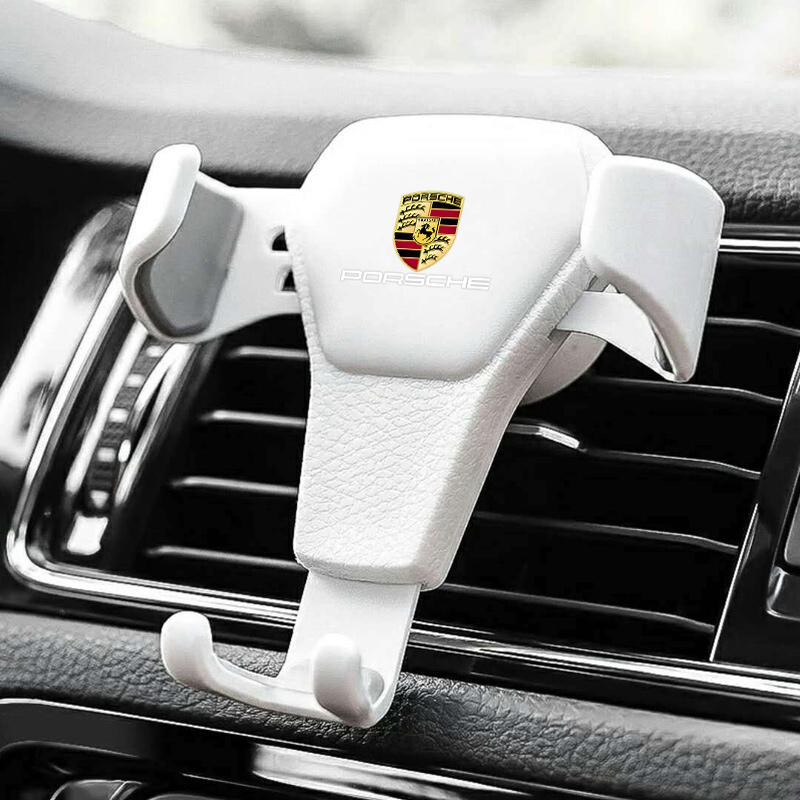 360° Rotation Gravity Car Phone Air Vent Fixed Brace For Porsche Cayenne 911 Panamera Macan Boxster Carrera-GT 928 918-Spyder IK8