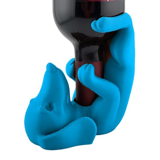 Dachshund Wine Bottle Holder PLA Dog Figurine Beer Bottle Display Stand Organizer