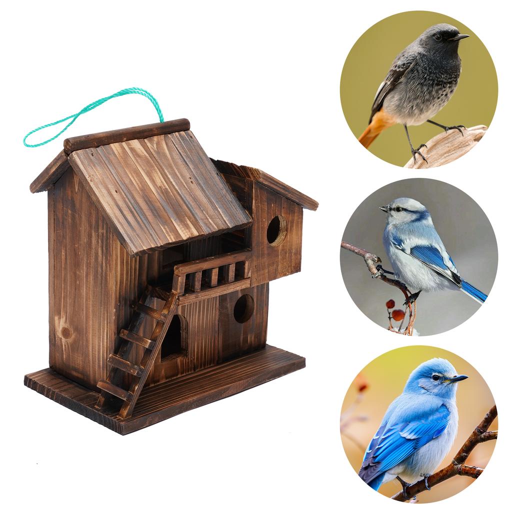 Holz Eichhörnchenhaus Nistkasten, Sicher für Vögel und Wildtiere, Holz Nestschutz