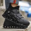 New Men Boots Shoes Non-Slip Sneakers Male Tenis Sneakers Blade Type Absorption Gym Casual Walking Sneakers Turn Buckle